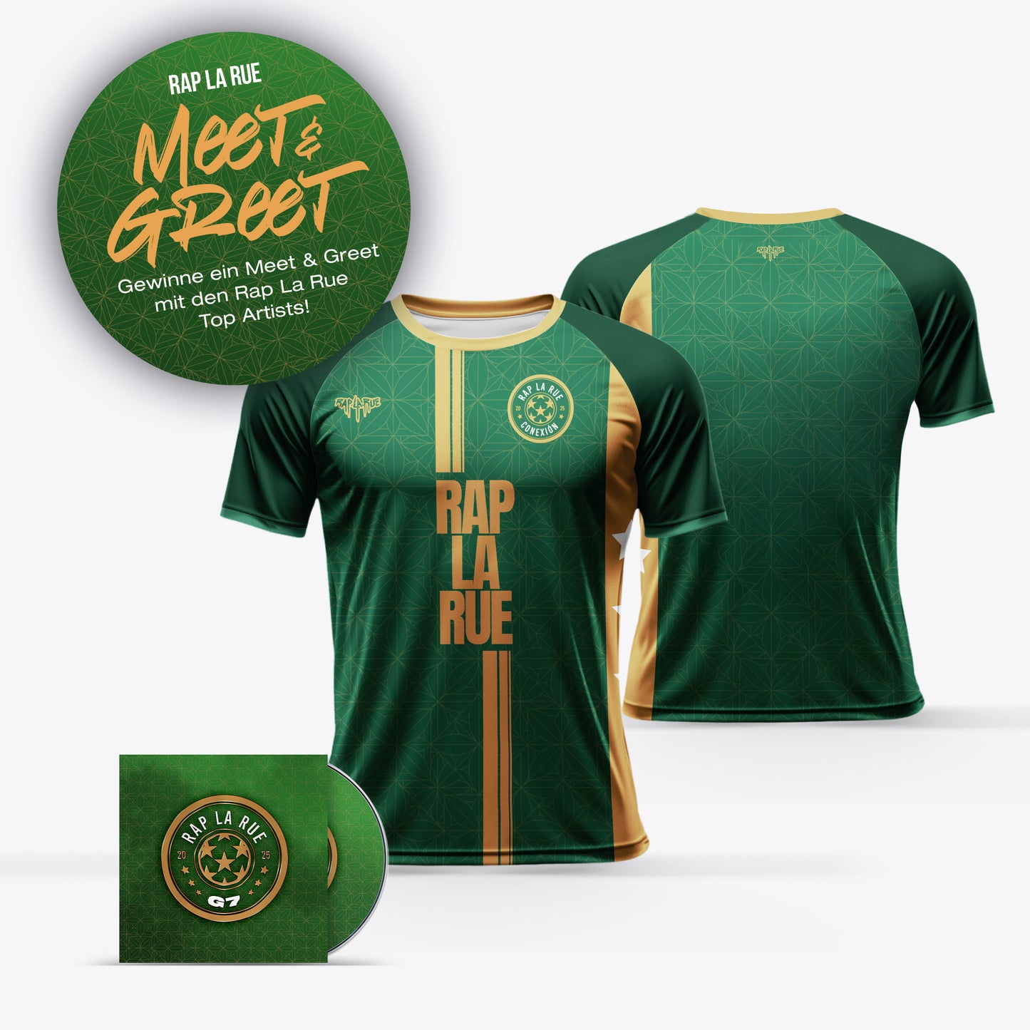 Rap La Rue -“G7” CD + Jersey Bundle (limitiert)