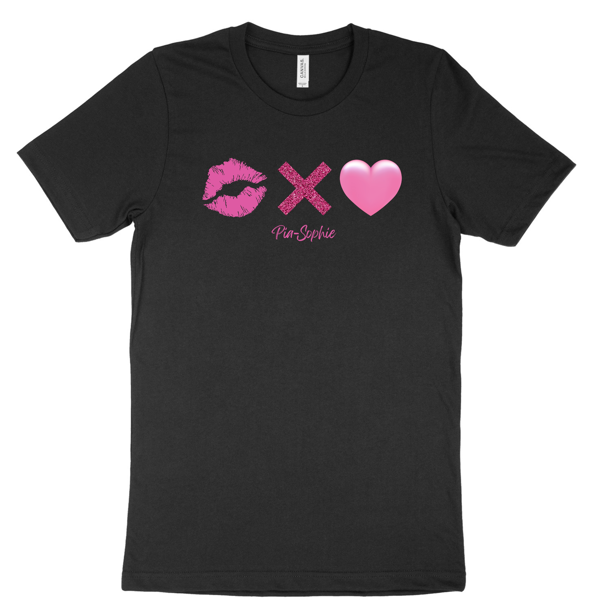 Ein Kuss ohne Liebe - Ladies T-Shirt (schwarz)