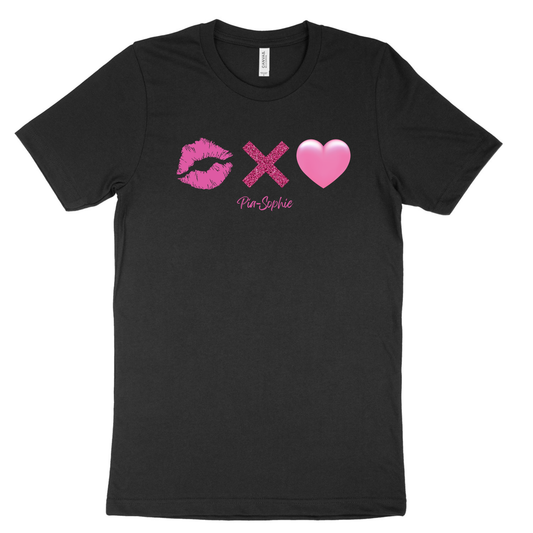 Ein Kuss ohne Liebe - Ladies T-Shirt (schwarz)