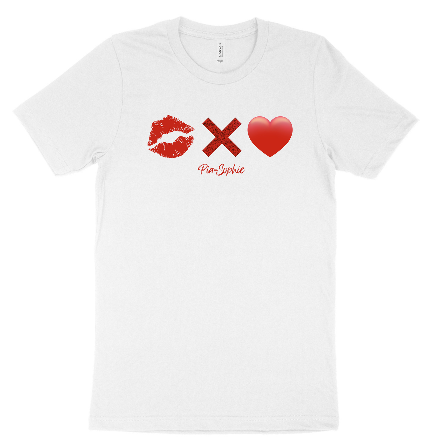 Ein Kuss ohne Liebe - Ladies T-Shirt (weiß)