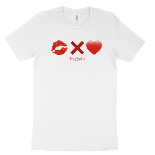 Ein Kuss ohne Liebe - Ladies T-Shirt (weiß)