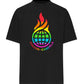 Regenbogen Logo T-Shirt (Schwarz)