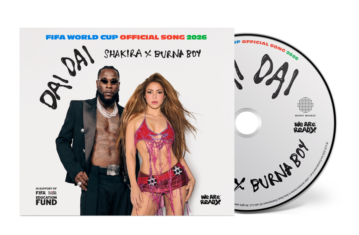 Shakira x Burna Boy - Dai Dai (Maxi CD)