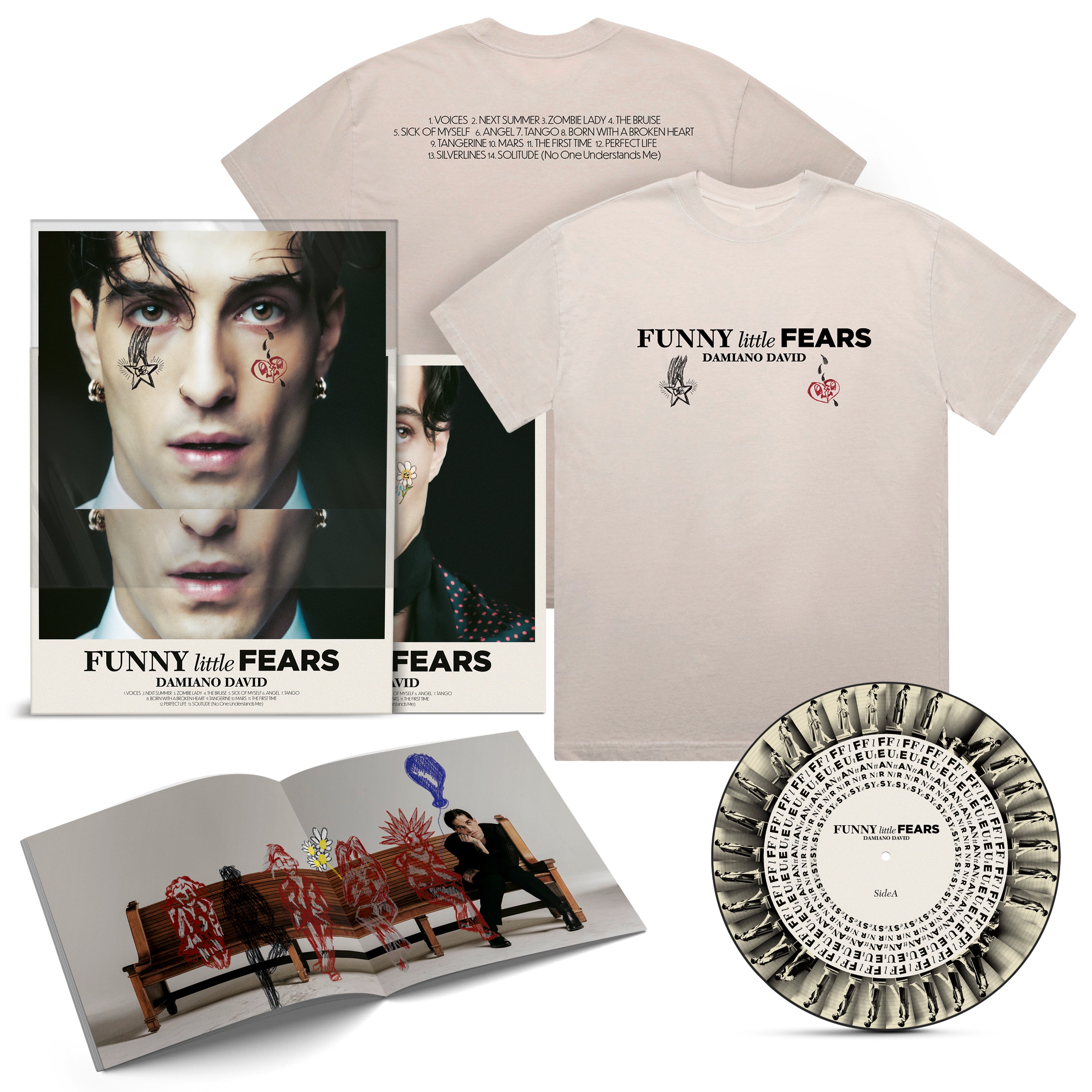 Damiano David - FUNNY little FEARS (D2C Exclusive Bundle - T-Shirt