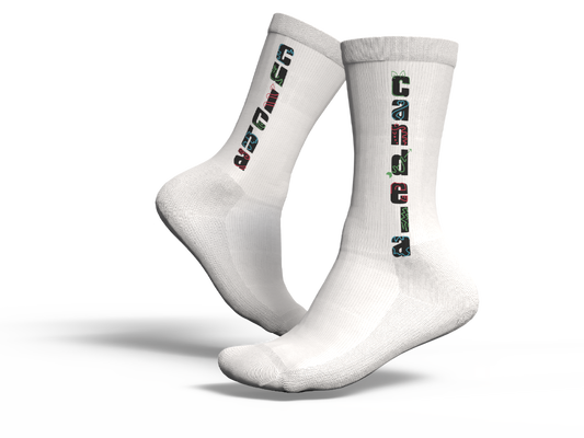 Socken (Schwarz/Weiß Weiß)