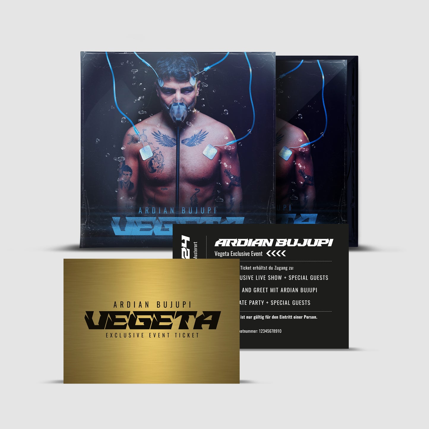 Ardian Bujupi - Vegeta (CD Jewelcase + VEGETA Special Event Ticket)