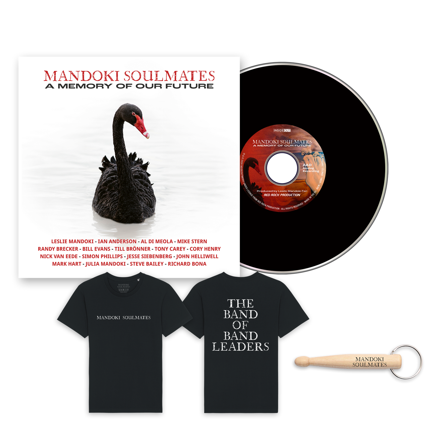 Mandoki Soulmates - A Memory Of Our Future (Ltd. CD Edition + T-Shirt + Keychain)