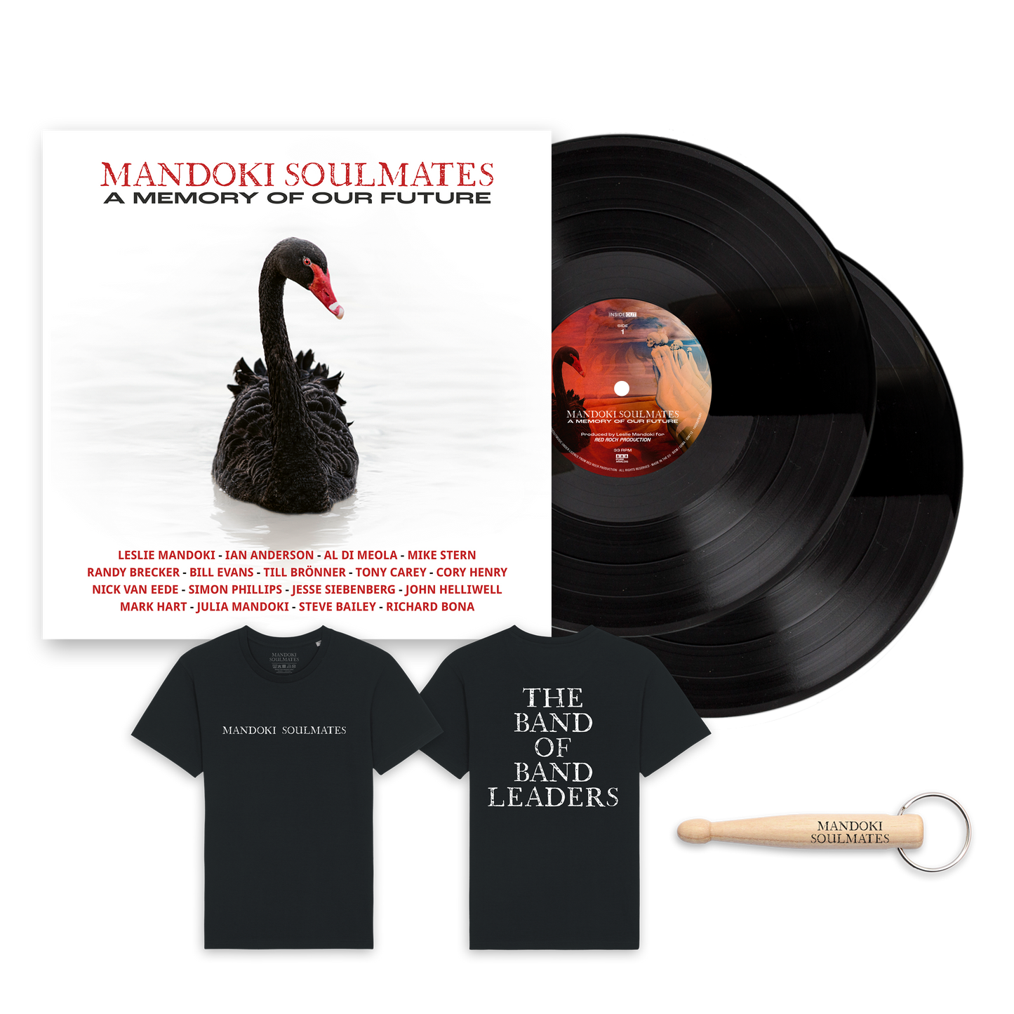 Mandoki Soulmates - A Memory Of Our Future (Ltd. Gatefold black 2LP + T-Shirt + Keychain)