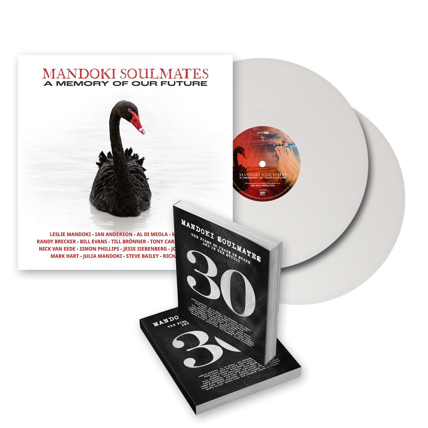 Mandoki Soulmates - A Memory Of Our Future (Gatefold white 2LP + Soulmates Buch (Tourbook) )