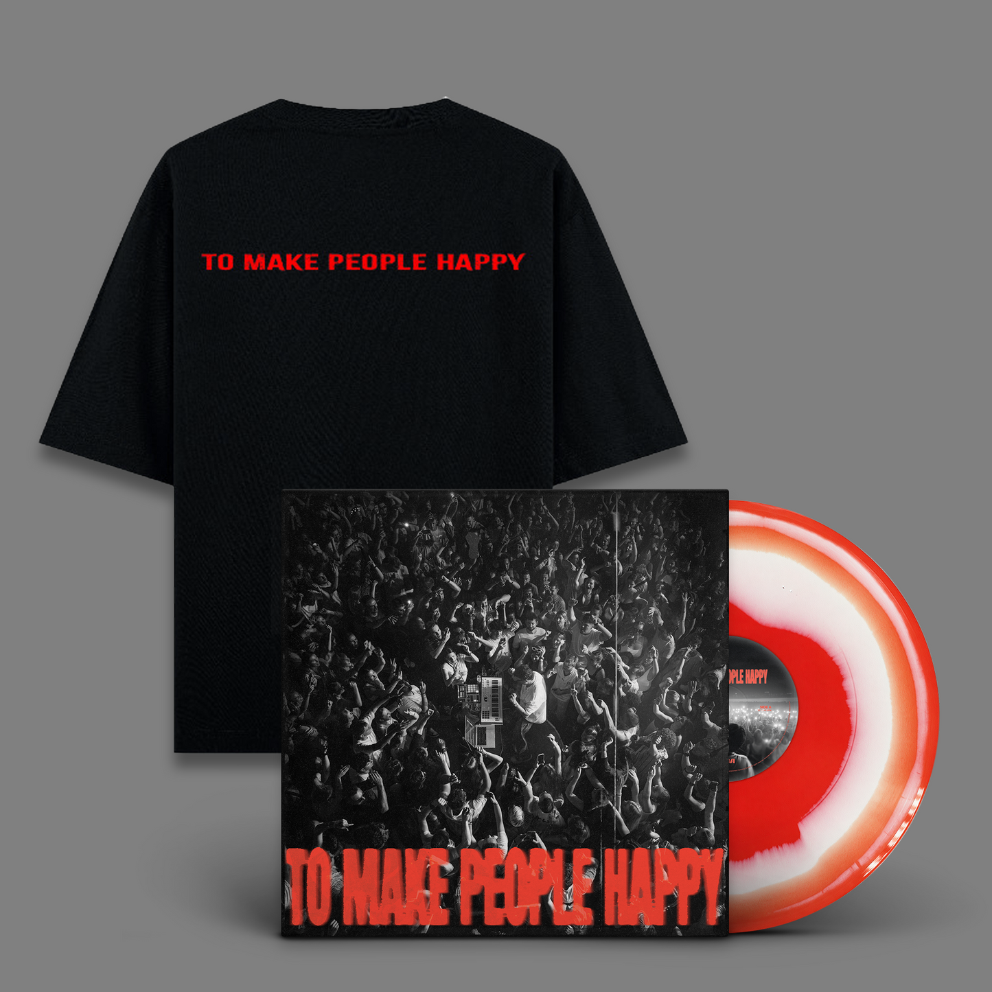 TO MAKE PEOPLE HAPPY (Vinyl + Black Shirt)
